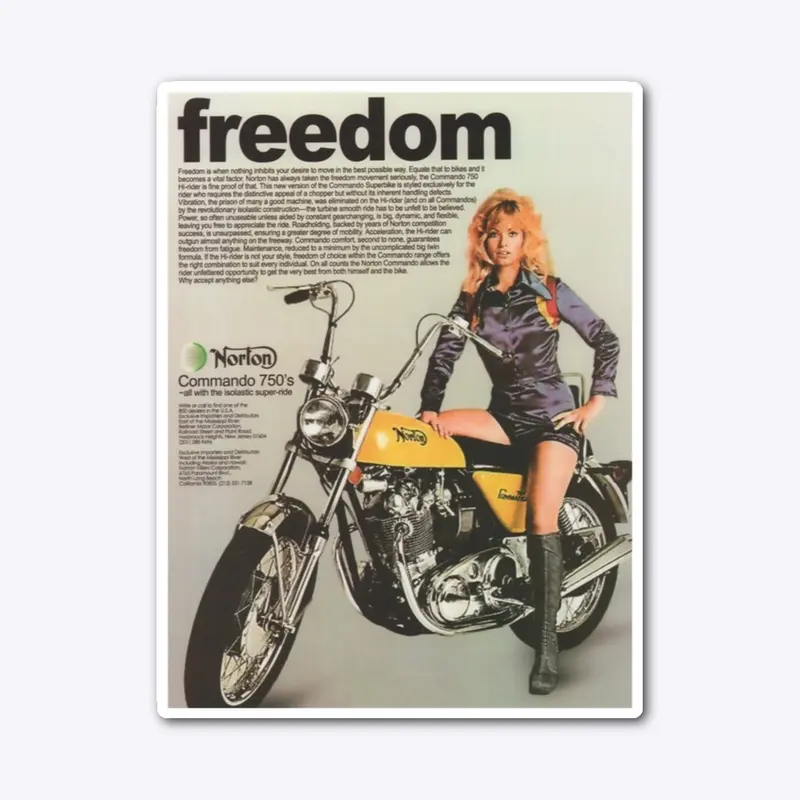 Freedom - Norton Commando Advert